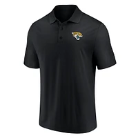 Polo noir Fanatics Jacksonville Jaguars Component pour hommes