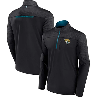 Men's Fanatics Black Jacksonville Jaguars Defender Half-Zip Top