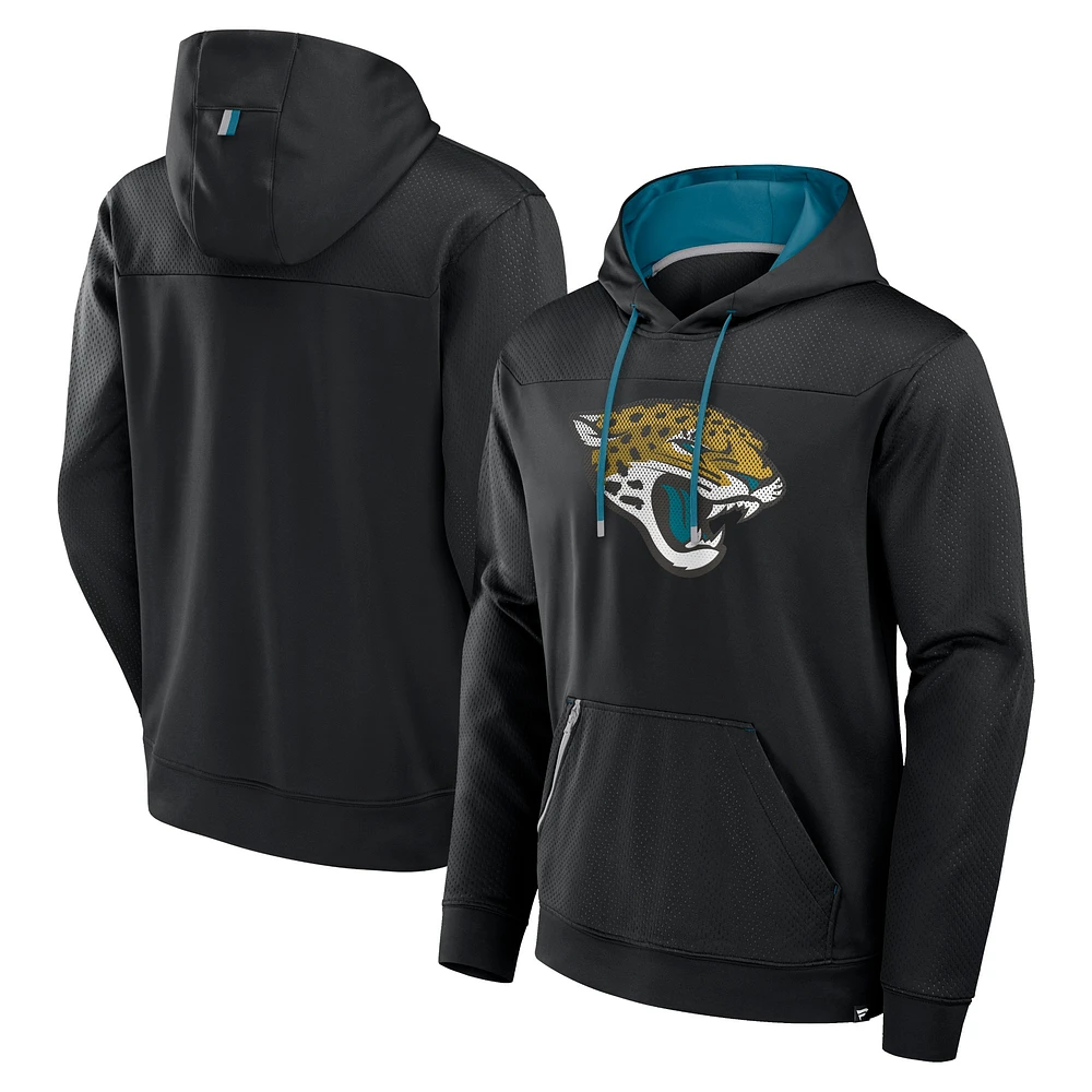 Men's Fanatics Black Jacksonville Jaguars Defender Pullover Hoodie