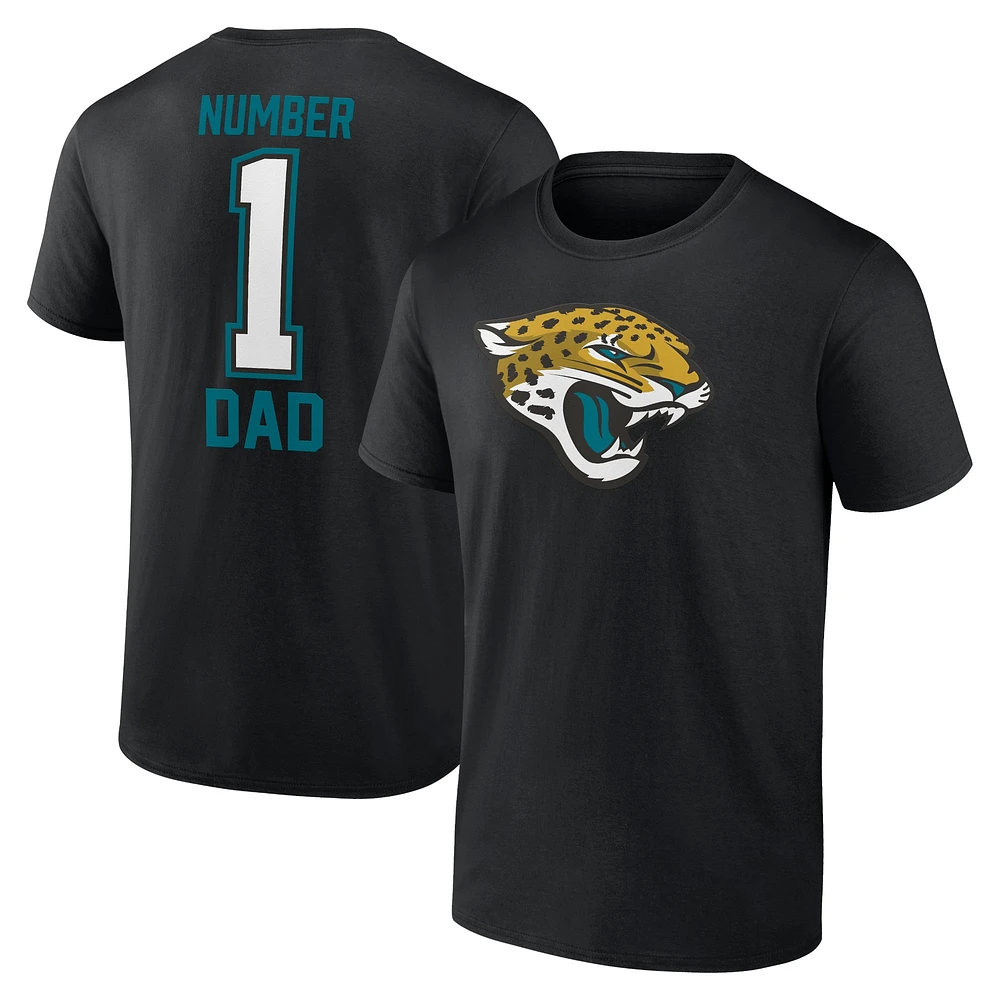 Men's Fanatics Black Jacksonville Jaguars Father's Day T-Shirt