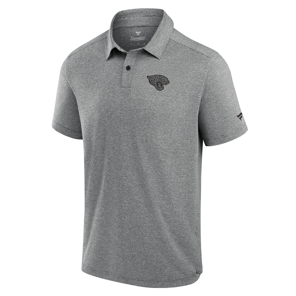 Polo noir Tech Fanatics pour hommes des Jacksonville Jaguars Front Office