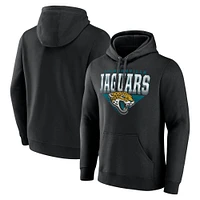 Sweat à capuche motif géométrique chromé pour homme Fanatics Black Jacksonville Jaguars