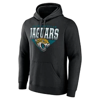 Men's Fanatics Black Jacksonville Jaguars Geometric Chrome Pullover Hoodie