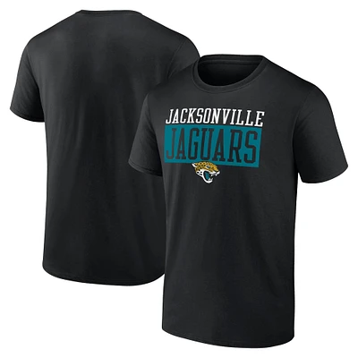 T-shirt noir difficile à battre Fanatics pour hommes des Jaguars de Jacksonville