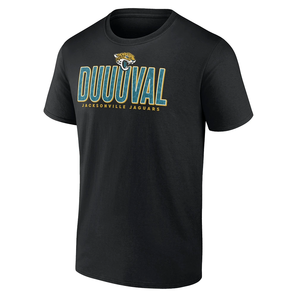 Men's Fanatics Black Jacksonville Jaguars Hometown Offensive Drive T-Shirt