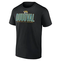 T-shirt noir Fanatics pour hommes des Jacksonville Jaguars Hometown Offensive Drive