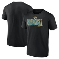 T-shirt noir Fanatics pour hommes des Jacksonville Jaguars Hometown Offensive Drive