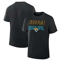 T-shirt noir Fanatics pour homme, véritable favori des Jaguars de Jacksonville
