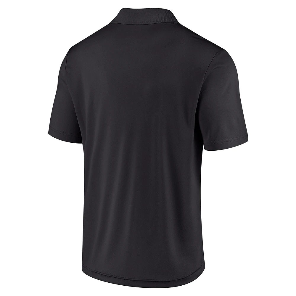 Polo Fanatics noir pour homme des Jaguars de Jacksonville Lockup