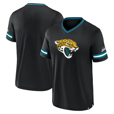 Men's Fanatics Black Jacksonville Jaguars Stripe Stacking T-Shirt