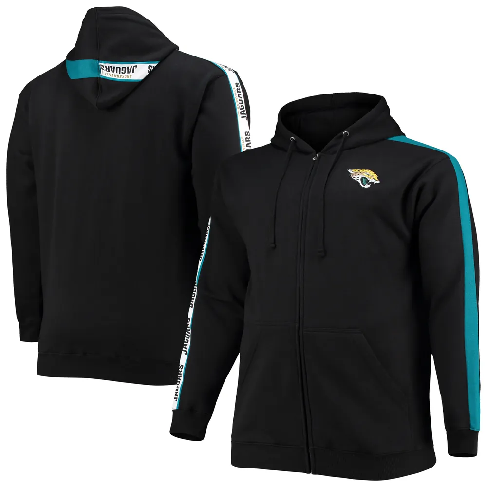 Lids Jacksonville Jaguars Fanatics Branded Big & Tall Full-Zip Hoodie -  Black