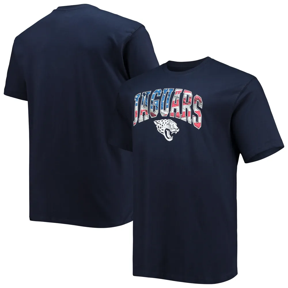 Lids Jacksonville Jaguars Fanatics Branded Big & Tall 4th of July Banner  Wave T-Shirt - Navy