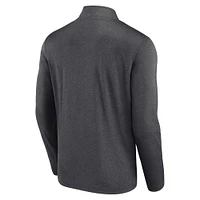 Men's Fanatics  Charcoal Jacksonville Jaguars Head-to-Head Quarter-Zip Pullover