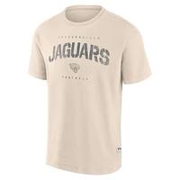 Men's Fanatics Cream Jacksonville Jaguars Elements Weathered Tonal Future Ground T-Shirt