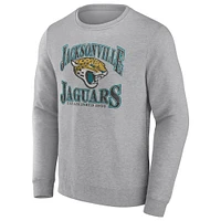 Sweat-shirt de jouabilité Fanatics Heathered Charcoal Jacksonville Jaguars pour hommes