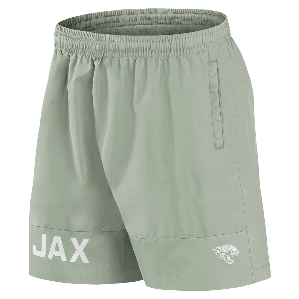 Men's Fanatics Mint Jacksonville Jaguars Elements Shorts