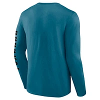 Men's Fanatics Teal Jacksonville Jaguars Vision Long Sleeve T-Shirt