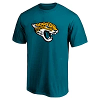 T-shirt Fanatics Trevor Lawrence Teal Jacksonville Jaguars pour hommes avec nom et numéro de joueur Big & Tall