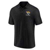 Ensemble de deux polos Lockup Jacksonville Jaguars Fanatics blanc/noir pour hommes