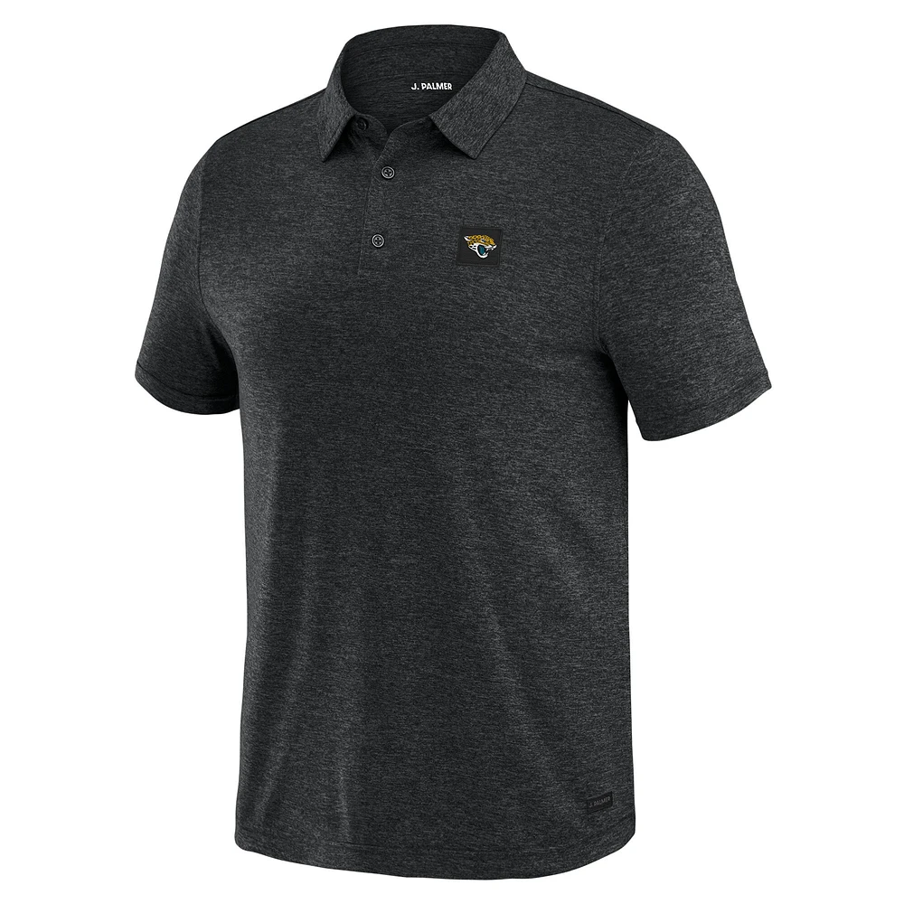 Men's J. Palmer Black Jacksonville Jaguars Four Down Polo