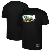 T-shirt à col rond noir pour homme Mitchell & Ness Jacksonville Jaguars