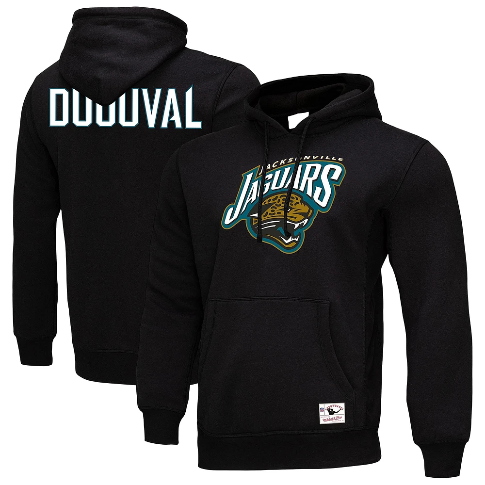 Sweat à capuche noir Jacksonville Jaguars Duval Proud pour homme de Mitchell & Ness