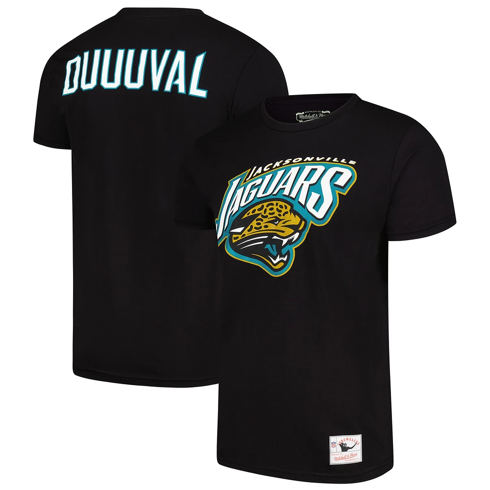 T-shirt noir Duval pour homme des Jaguars de Jacksonville Mitchell & Ness