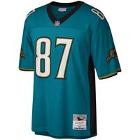 Men's Mitchell & Ness Keenan McCardell Teal Jacksonville Jaguars Legacy Replica Jersey