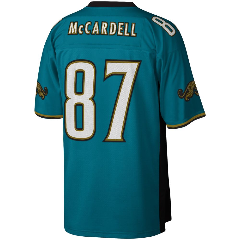 Men's Mitchell & Ness Keenan McCardell Teal Jacksonville Jaguars Legacy Replica Jersey