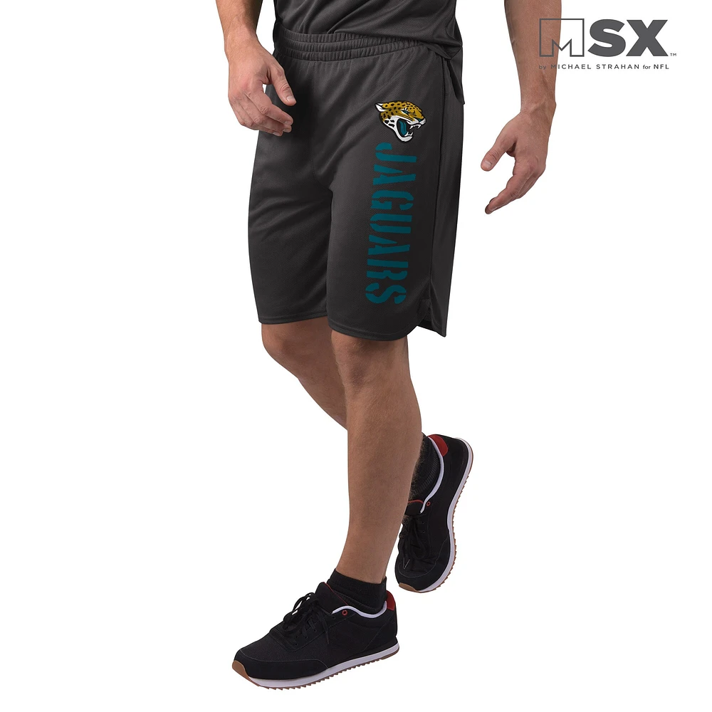 Men's MSX by Michael Strahan Black Jacksonville Jaguars Training Shorts