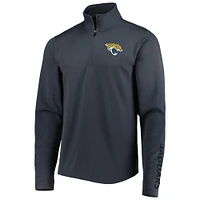 Men's MSX by Michael Strahan Charcoal Jacksonville Jaguars Half-Zip Pullover