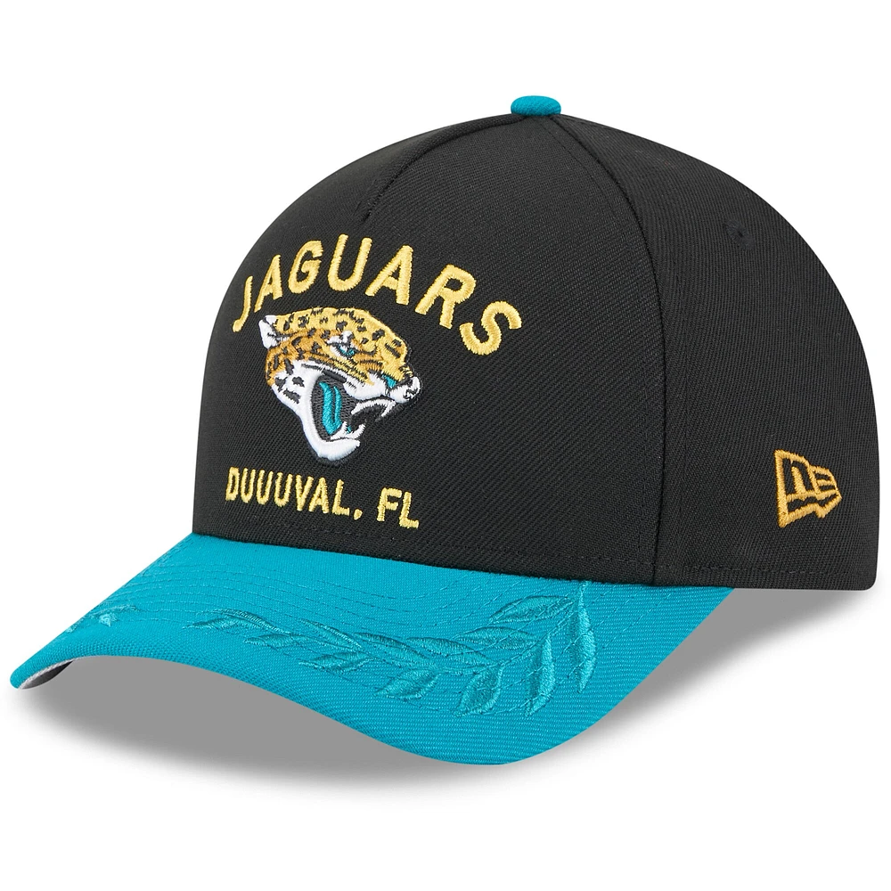 Men's New Era /Teal Jacksonville Jaguars 2025 NFL Draft 9FORTY A-Frame M-Crown Adjustable Hat