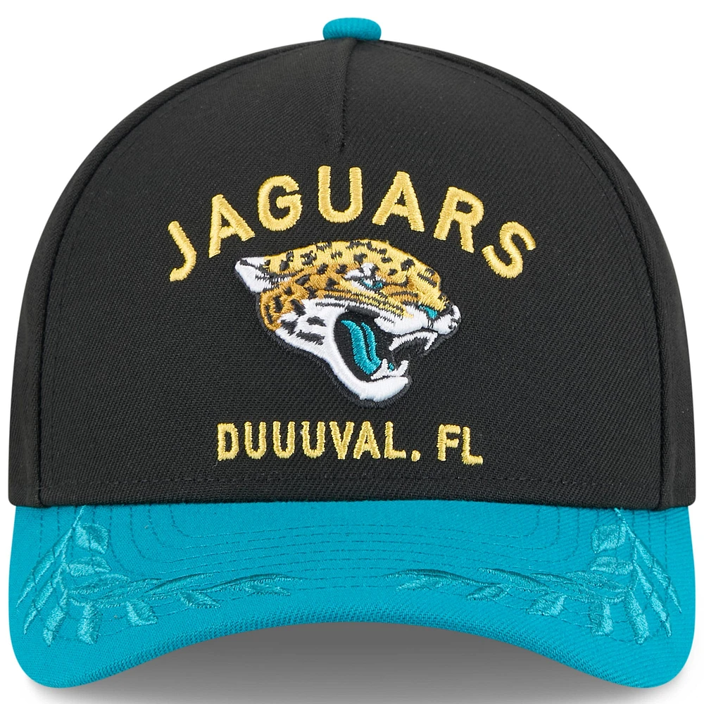 Men's New Era /Teal Jacksonville Jaguars 2025 NFL Draft 9FORTY A-Frame M-Crown Adjustable Hat