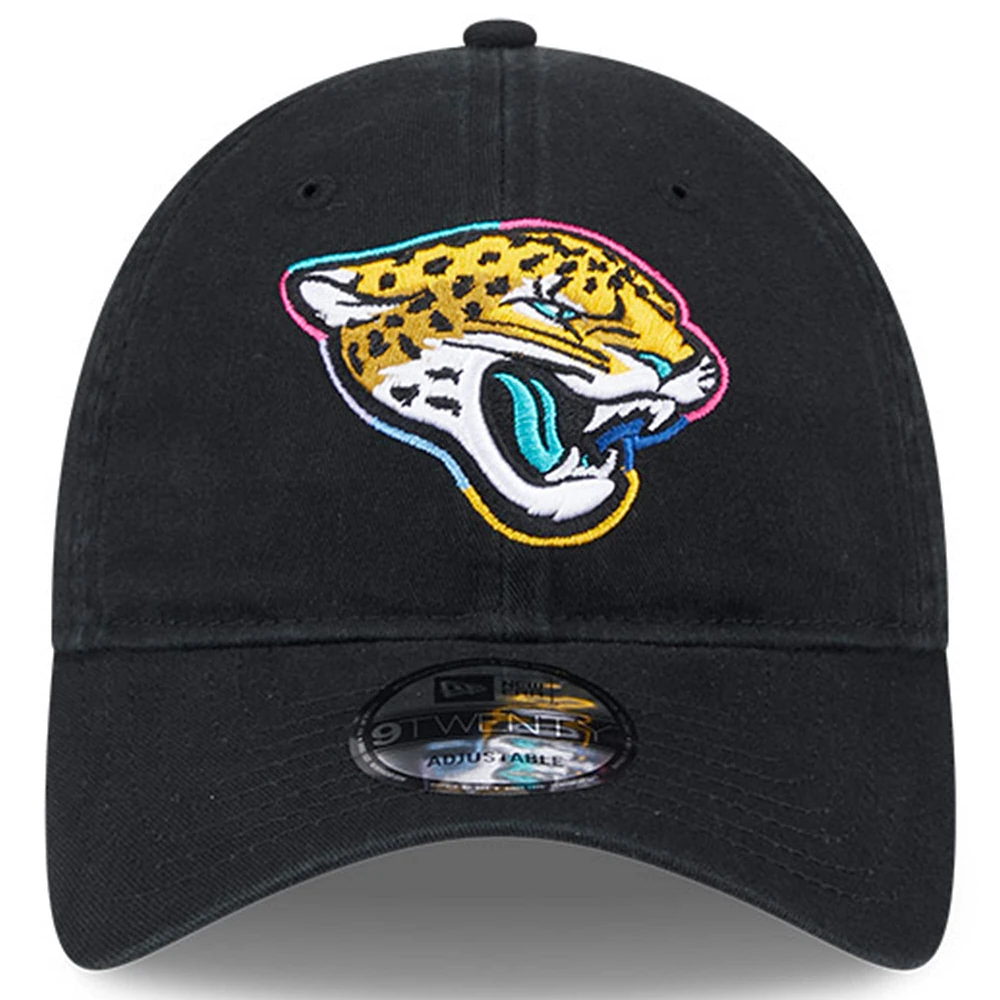 Casquette ajustable Jacksonville Jaguars 2024 NFL Crucial Catch 9TWENTY noire New Era pour homme