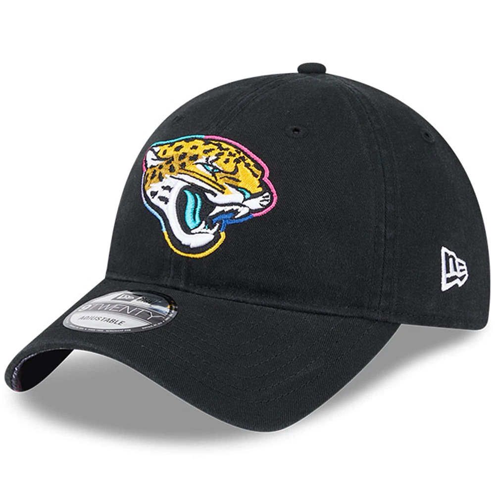 Casquette ajustable Jacksonville Jaguars 2024 NFL Crucial Catch 9TWENTY noire New Era pour homme