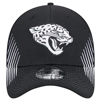 Casquette flexible Active 39THIRTY des Jacksonville Jaguars New Era noire pour hommes