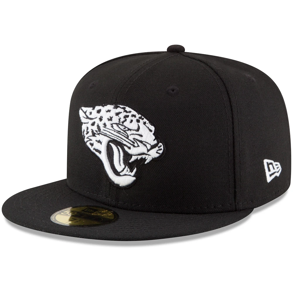 Casquette ajustée B-Dub 59FIFTY des Jacksonville Jaguars New Era pour homme, noire