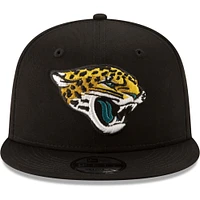 Casquette ajustable Snapback 9FIFTY Basic des Jacksonville Jaguars New Era pour homme, noire