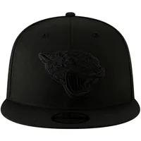 Men's New Era Black Jacksonville Jaguars Head Logo Omaha 59FIFTY Fitted Hat