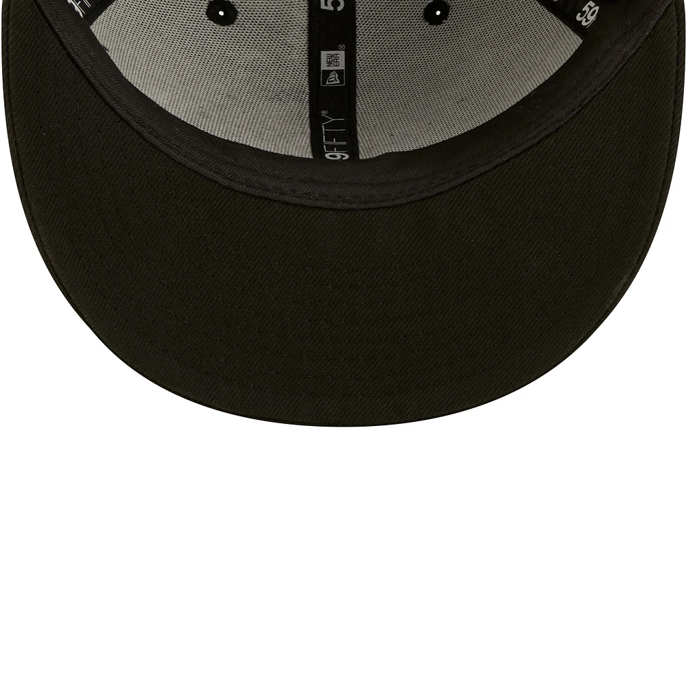 Men's New Era Black Jacksonville Jaguars on Low Profile 59FIFTY II Fitted Hat