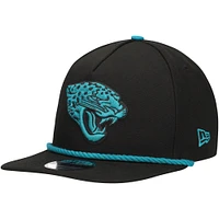 Men's New Era Black Jacksonville Jaguars Captain Snapback Hat