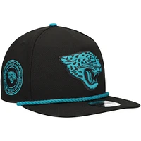 Men's New Era Black Jacksonville Jaguars Captain Snapback Hat