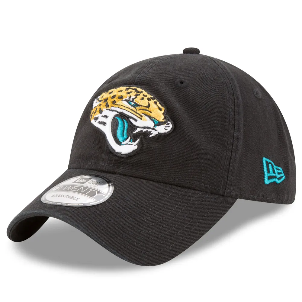 Men's New Era Black Jacksonville Jaguars Core Classic 9TWENTY Adjustable Hat