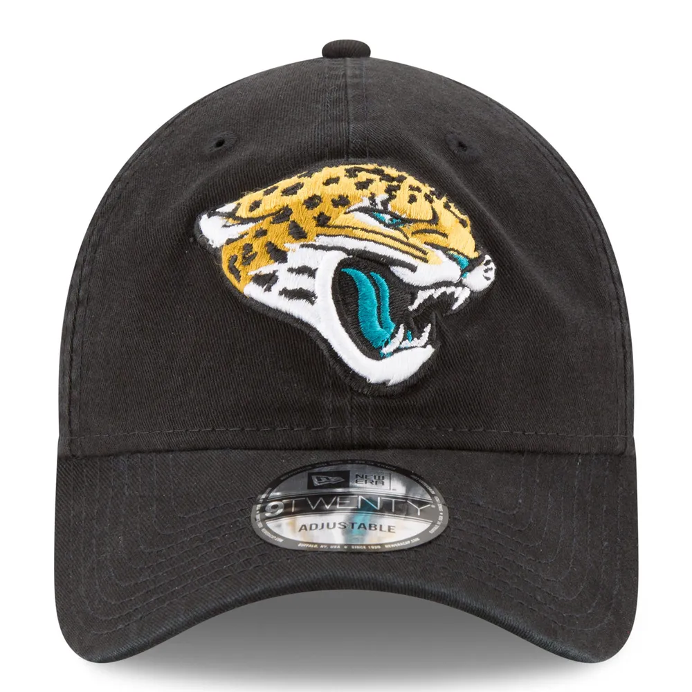 Casquette ajustable noire Jacksonville Jaguars Core Classic 9TWENTY New Era pour homme