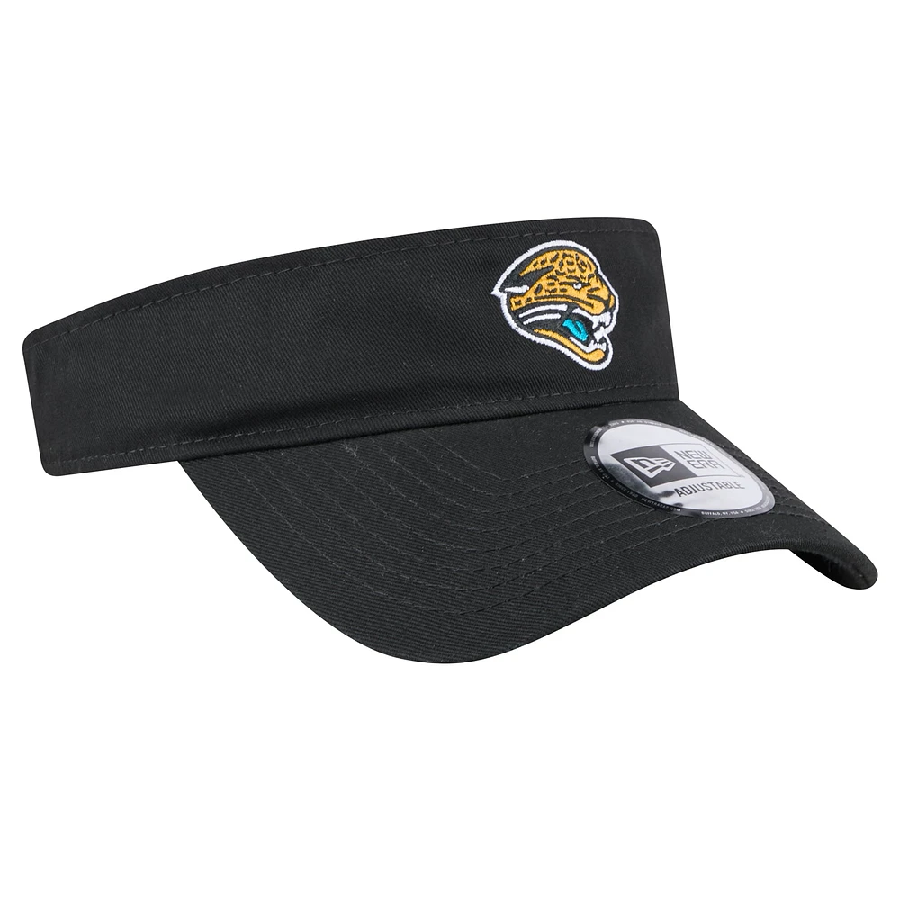 Men's New Era Black Jacksonville Jaguars Main Adjustable Visor