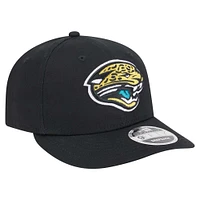 Casquette à visière plate noire Jacksonville Jaguars 9FIFTY de New Era pour homme