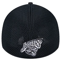 Men's New Era Black Jacksonville Jaguars Main Neo 39THIRTY Flex Hat