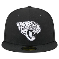 Casquette ajustée 59FIFTY Jacksonville Jaguars noire New Era pour homme