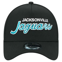 Men's New Era Black Jacksonville Jaguars Smith 9FORTY Adjustable hat