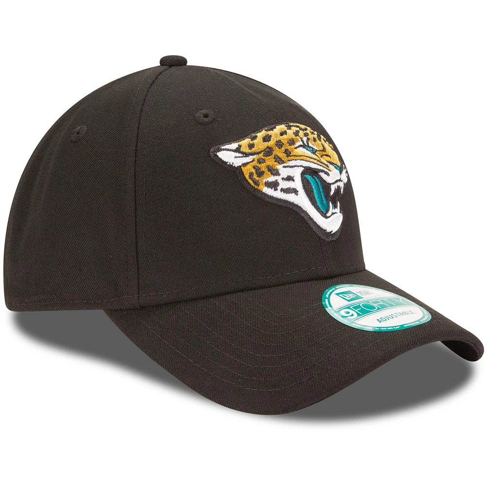 Men's New Era Black Jacksonville Jaguars The League 9FORTY Adjustable Hat